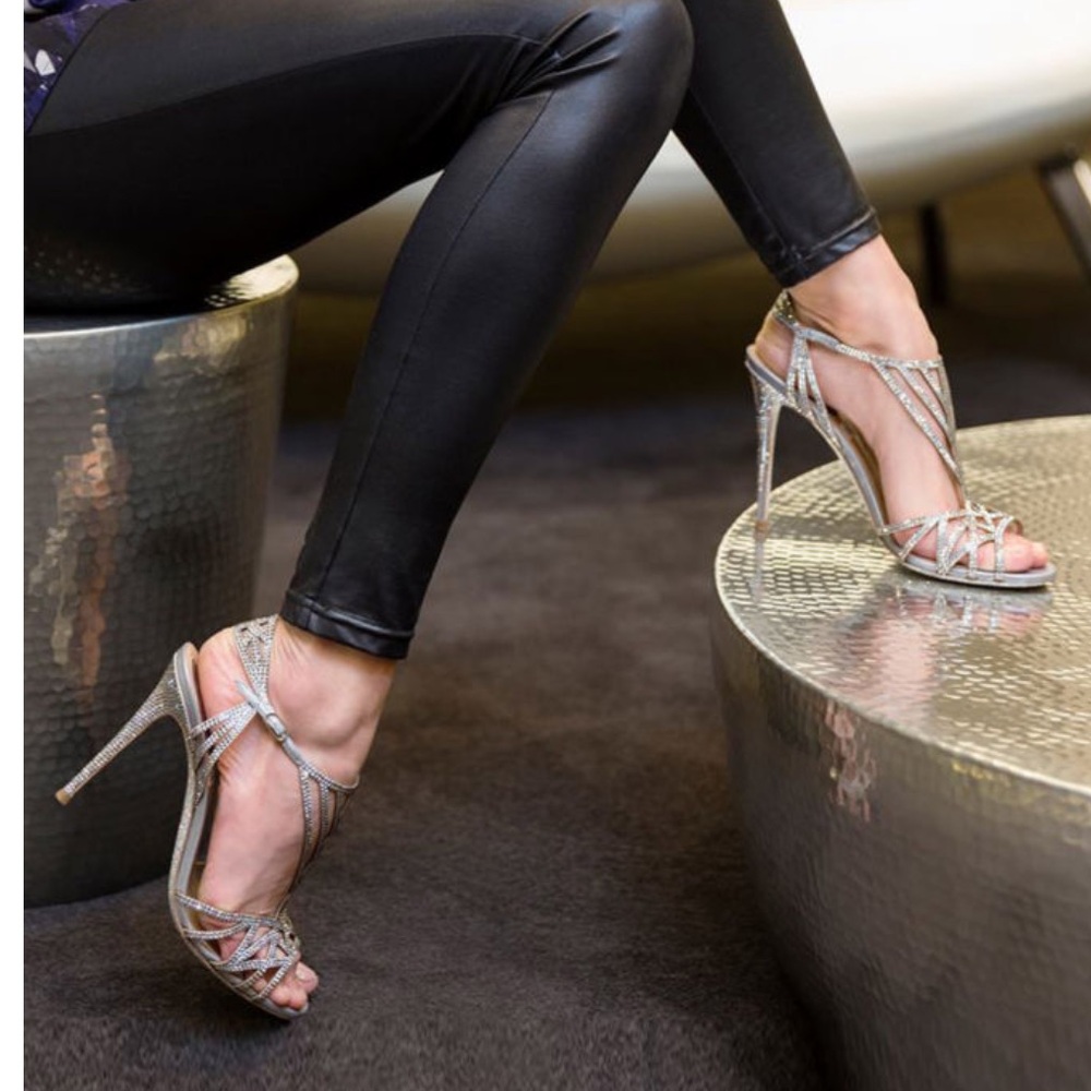 Rene Caovilla Silver Crystal Strass

 Wedding shoes 
Special occasion heels